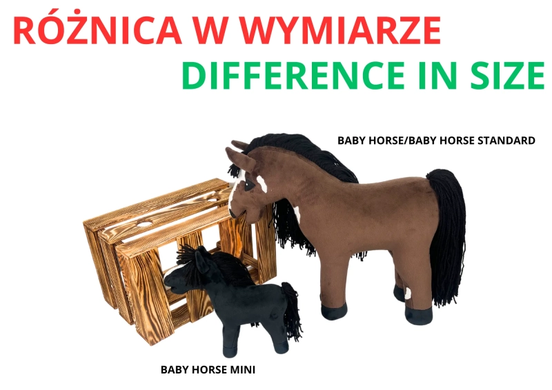 BABY HORSE MINI - Kasztanowaty z irokezem