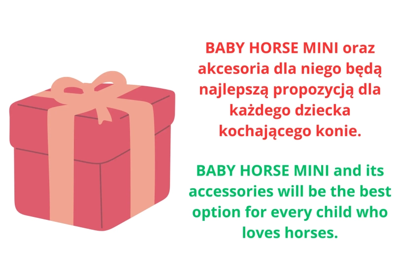 Drewniana stajnia dla BABY HORSE MINI + BABY HORSE MINI - Bay prototyp + losowe akcesoria w gratisie - LIKWIDACJA KOLEKCJI!