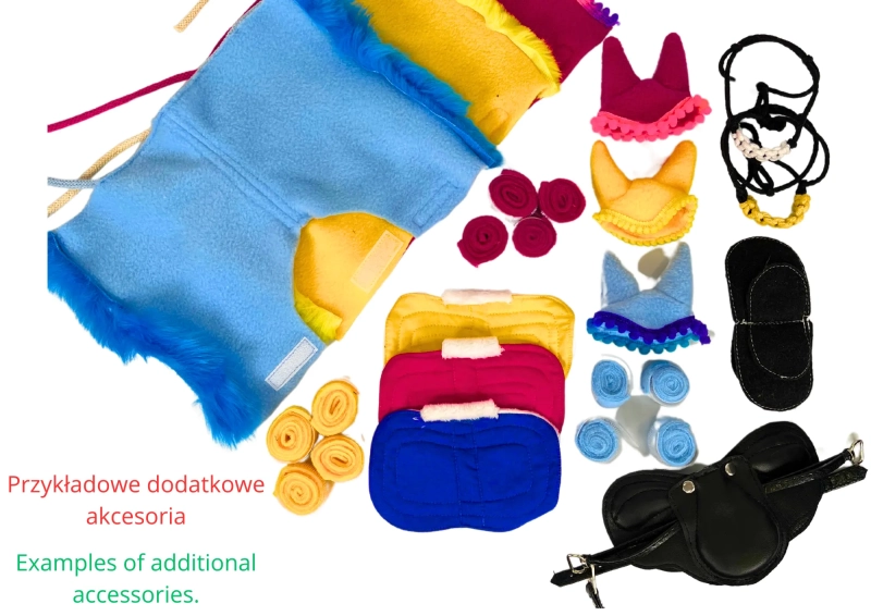 Drewniana stajnia dla BABY HORSE MINI + BABY HORSE MINI - Bay prototyp + losowe akcesoria w gratisie - LIKWIDACJA KOLEKCJI!