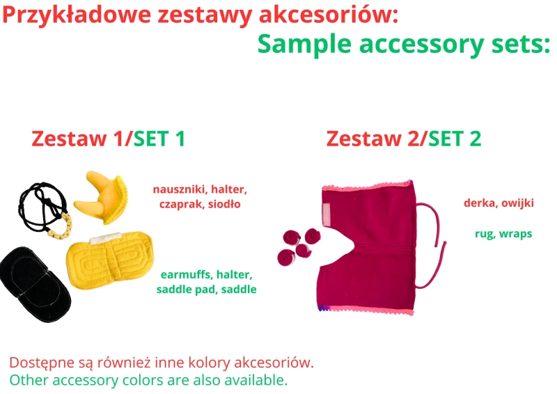 BABY HORSE MINI - Kasztanowaty z irokezem