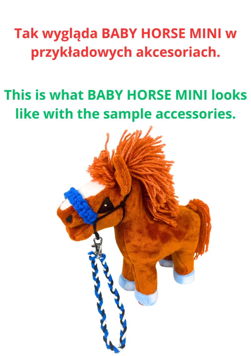 BABY HORSE MINI - Kasztanowaty z irokezem