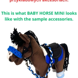 Drewniana stajnia dla BABY HORSE MINI + BABY HORSE MINI - Bay prototyp + losowe akcesoria w gratisie - LIKWIDACJA KOLEKCJI!