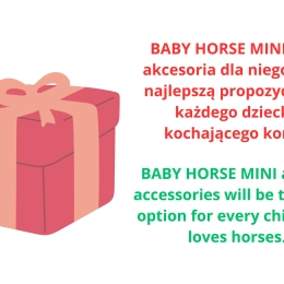 Drewniana stajnia dla BABY HORSE MINI + BABY HORSE MINI - Bay prototyp + losowe akcesoria w gratisie - LIKWIDACJA KOLEKCJI!