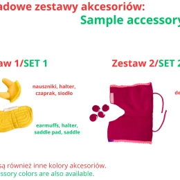 BABY HORSE MINI - Kasztanowaty z irokezem