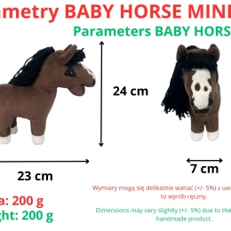Drewniana stajnia dla BABY HORSE MINI + BABY HORSE MINI - Bay prototyp + losowe akcesoria w gratisie - LIKWIDACJA KOLEKCJI!