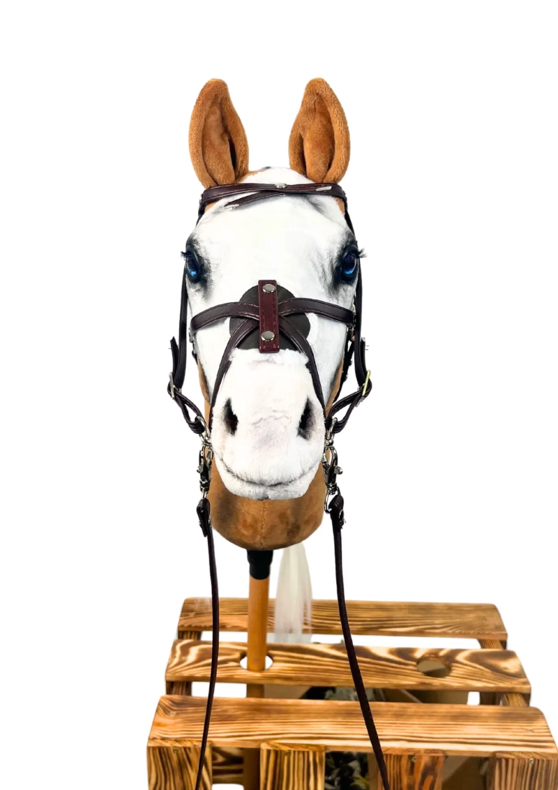 REALISTYCZNY HOBBY HORSE – PALOMINO - BIAŁY/BIAŁA