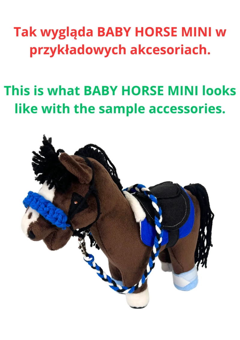 Drewniana stajnia dla BABY HORSE MINI + BABY HORSE MINI - Bay prototyp + losowe akcesoria w gratisie - LIKWIDACJA KOLEKCJI!