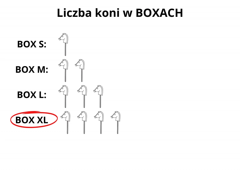 BOX XL ( na 4 konie ) - ROZMIAR A3