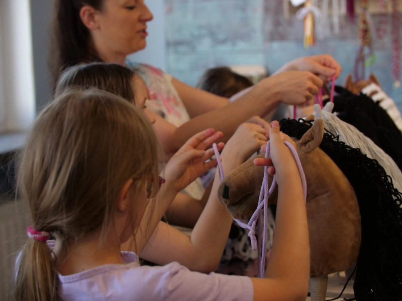 WARSZTAT szycia hobby horse w czasie ZAWODÓW