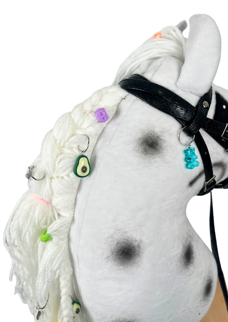 Charmsy dla hobby horse - 3 wzory do wyboru: AWOKADO, SMAKOŁYKI, GLAMOUR