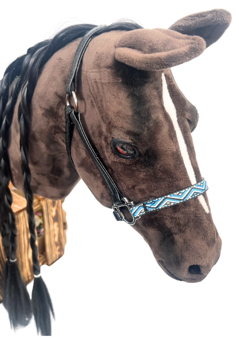 Szyty kantar dla hobby horse realistik