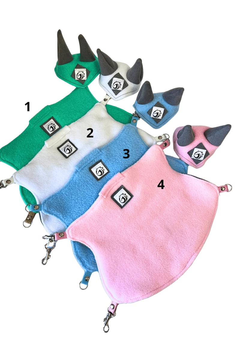 AKCESORIA dla Hobby Horse A6: nauszniki plus derka dwustronna