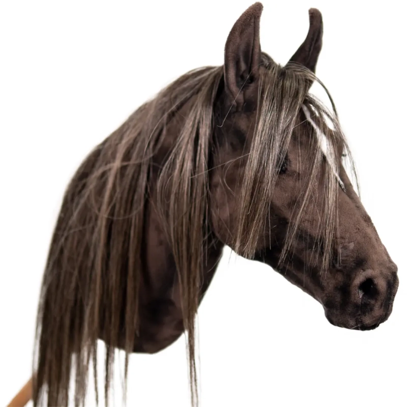 REALISTYCZNY HOBBY HORSE – CIEMNY KASZTAN/BALEJAŻ/ŁATKA