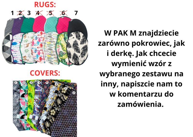 PAK AKCESORIÓW "M"–7 elementów