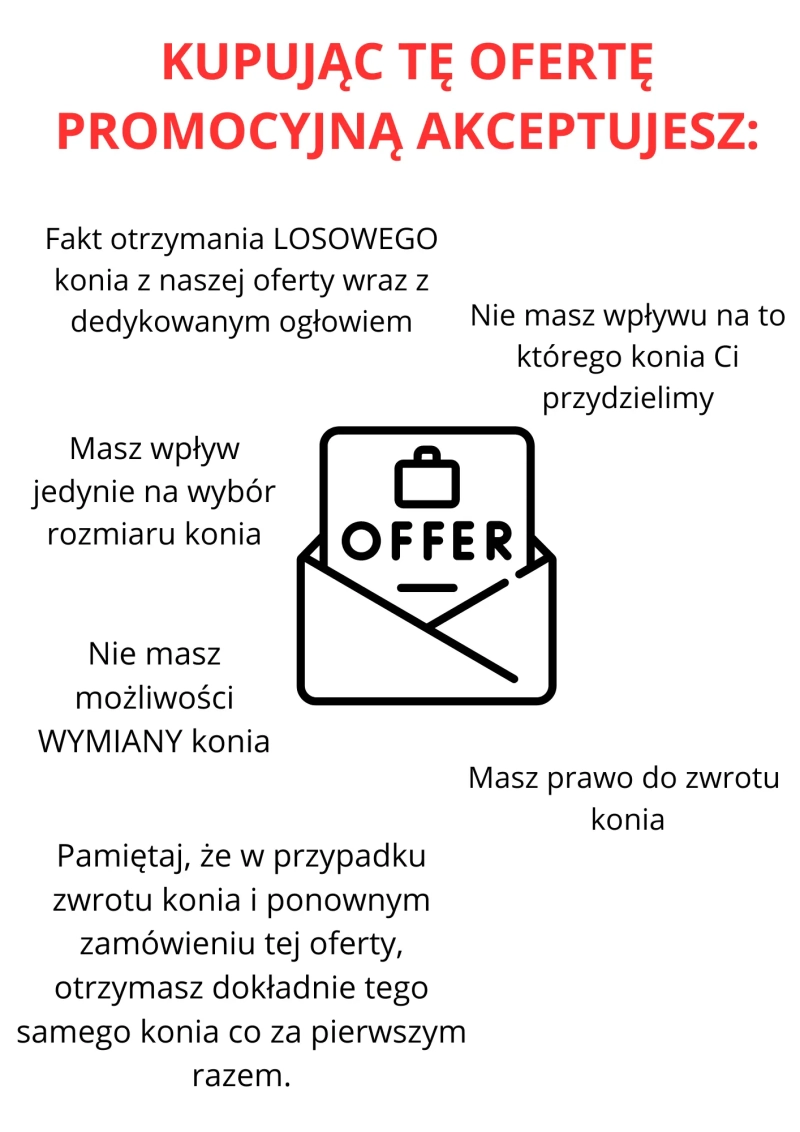 LOSOWY koń realistyczny z naszej oferty
