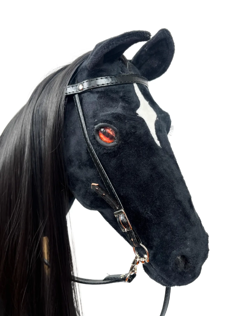 REALISTYCZNY HOBBY HORSE – KARY/CZARNA/ŁATKA