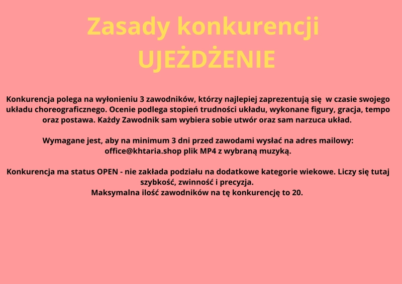 Pakiet startowy: Zawody RADOM/CENTRUM HANDLOWE M1 - 27.06