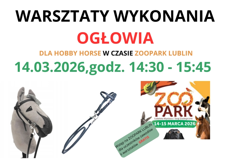 WARSZTAT robienia ogłowia z ekoskóry czasie  ZAWODÓW