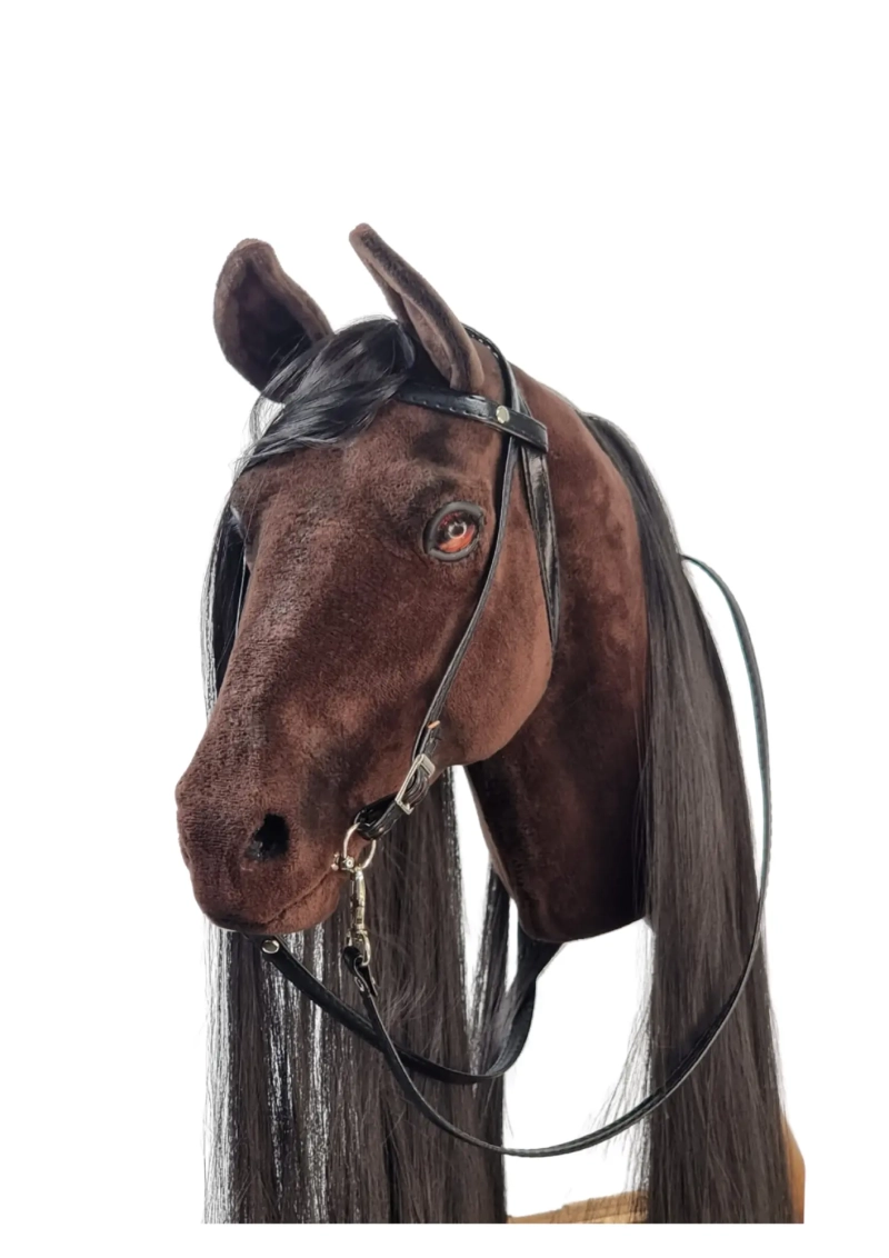 REALISTYCZNY HOBBY HORSE – CIEMNY KASZTAN/CZARNA