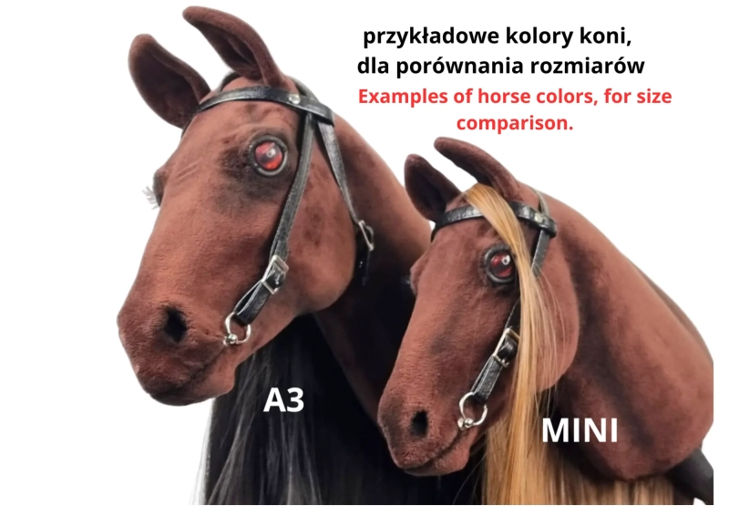 REALISTYCZNY HOBBY HORSE – CIEMNY KASZTAN/BALEJAŻ/ŁATKA
