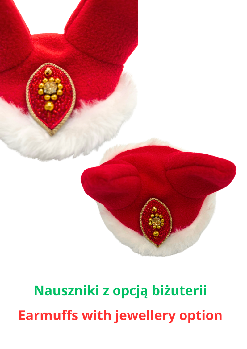 NAUSZNIKI świąteczne (biżuteria opcjonalnie)