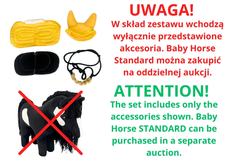 AKCESORIA - ZESTAW 1 - DLA BABY HORSE STANDARD