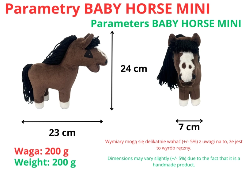 Drewniana stajnia dla BABY HORSE MINI + BABY HORSE MINI - Bay prototyp + losowe akcesoria w gratisie - LIKWIDACJA KOLEKCJI!