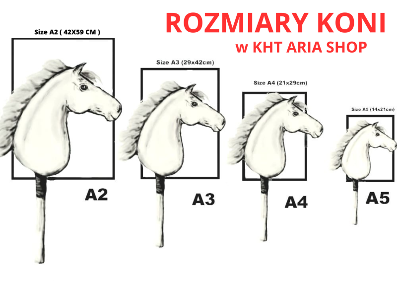 BOX DO SAMODZIELNEGO WYKOŃCZENIA z wyszytą głową konia– ROZMIAR A5