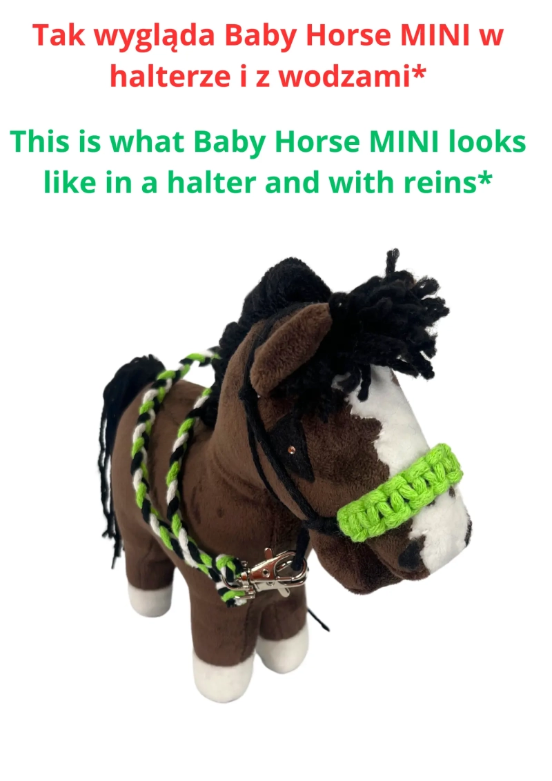 AKCESORIA - HALTER (Z MOŻLIWOŚCIĄ DODANIA WODZY) dla baby horse MINi