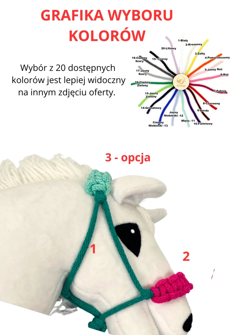 Halter (z plecionym nachrapnikiem)