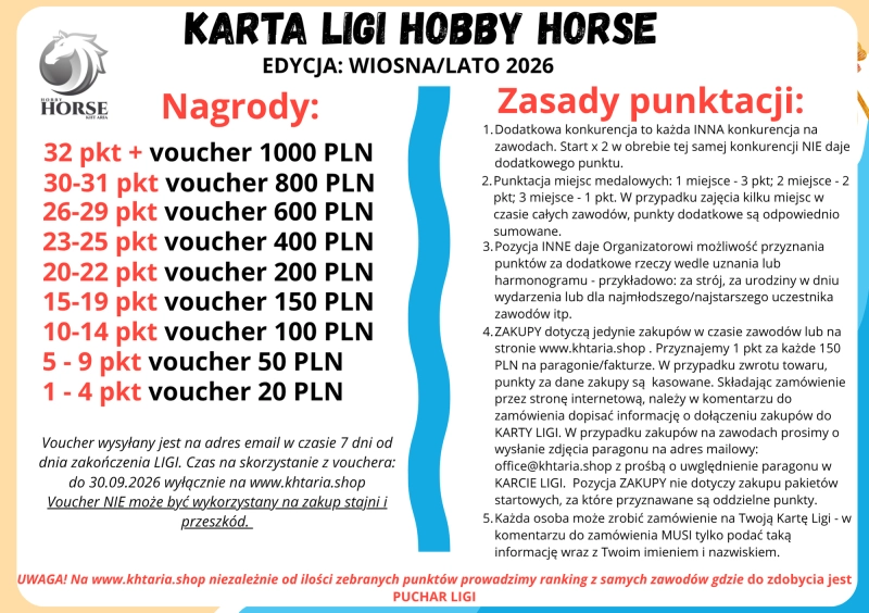 IV zawody Ligi - Manufaktura Łódź 22-23.08, szczegóły i zapisy wkrótce