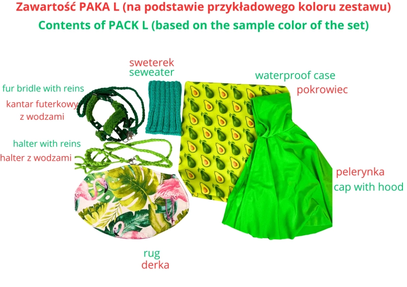 PAK AKCESORIÓW "L"-8 elementów