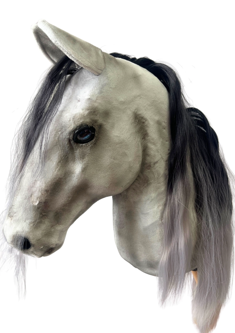UJEŻDŻENIOWY REALISTYCZNY HOBBY HORSE A3 – SZARY - 1 SZTUKA W CENIE PROMO