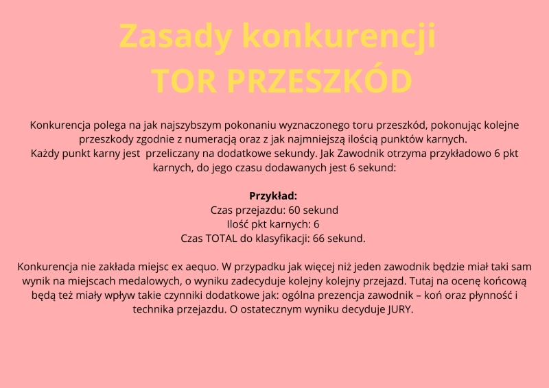 Pakiet startowy: Zawody RADOM/CENTRUM HANDLOWE M1 - 27.06