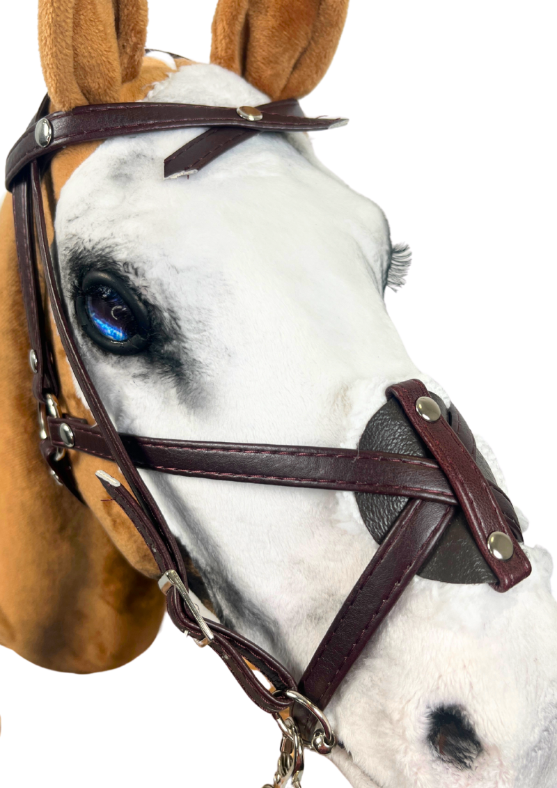 REALISTYCZNY HOBBY HORSE – PALOMINO - BIAŁY/BIAŁA
