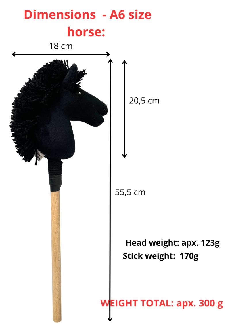 HOBBY HORSE PREMIUM – KASZTANOWATY Z IROKEZEM A2-A6