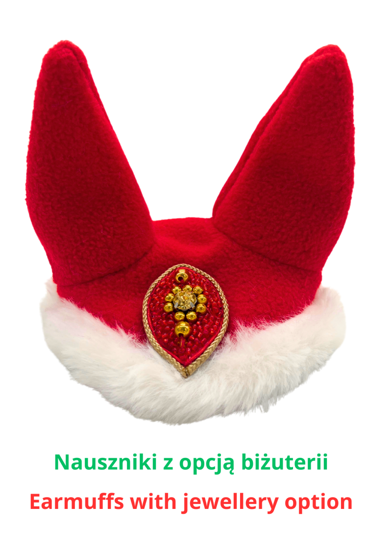 NAUSZNIKI świąteczne (biżuteria opcjonalnie)