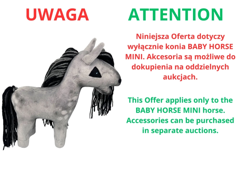BABY HORSE MINI - Jabłkowity