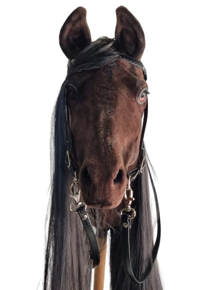 REALISTYCZNY HOBBY HORSE – CIEMNY KASZTAN/CZARNA