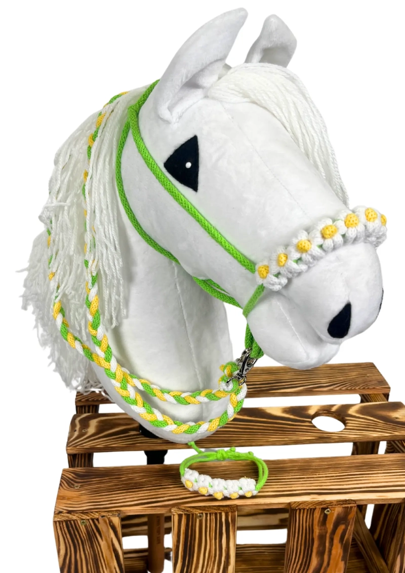 ZESTAW STOKROTKA – halter, wodze, bransoletka