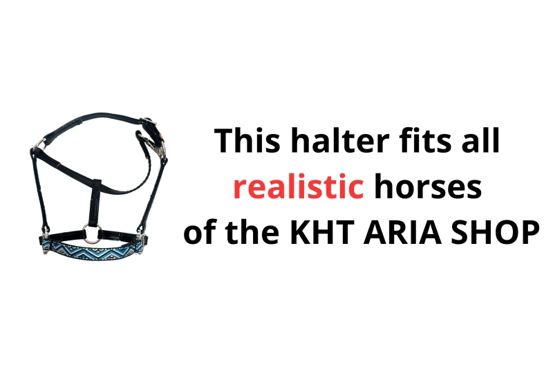 Szyty kantar dla hobby horse realistik