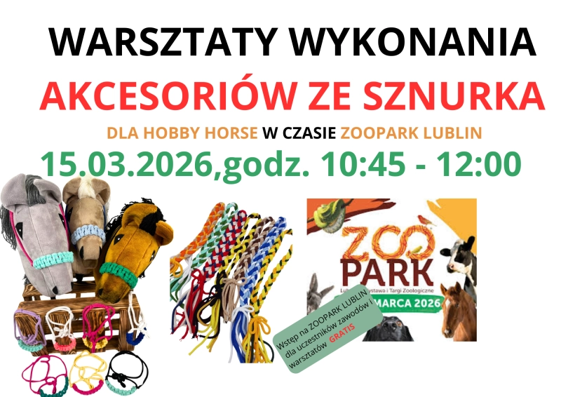 WARSZTAT wykonania akcesoriów ze sznurka  czasie  ZAWODÓW