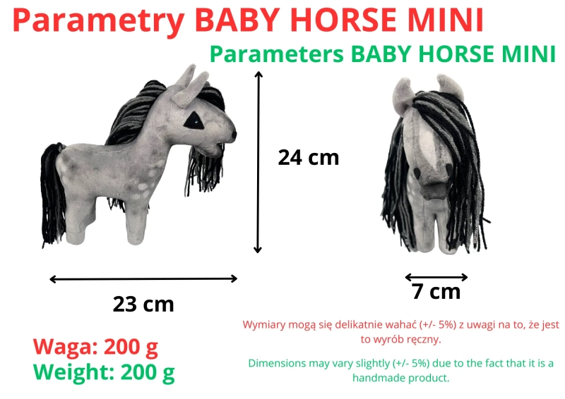 BABY HORSE MINI - Jabłkowity