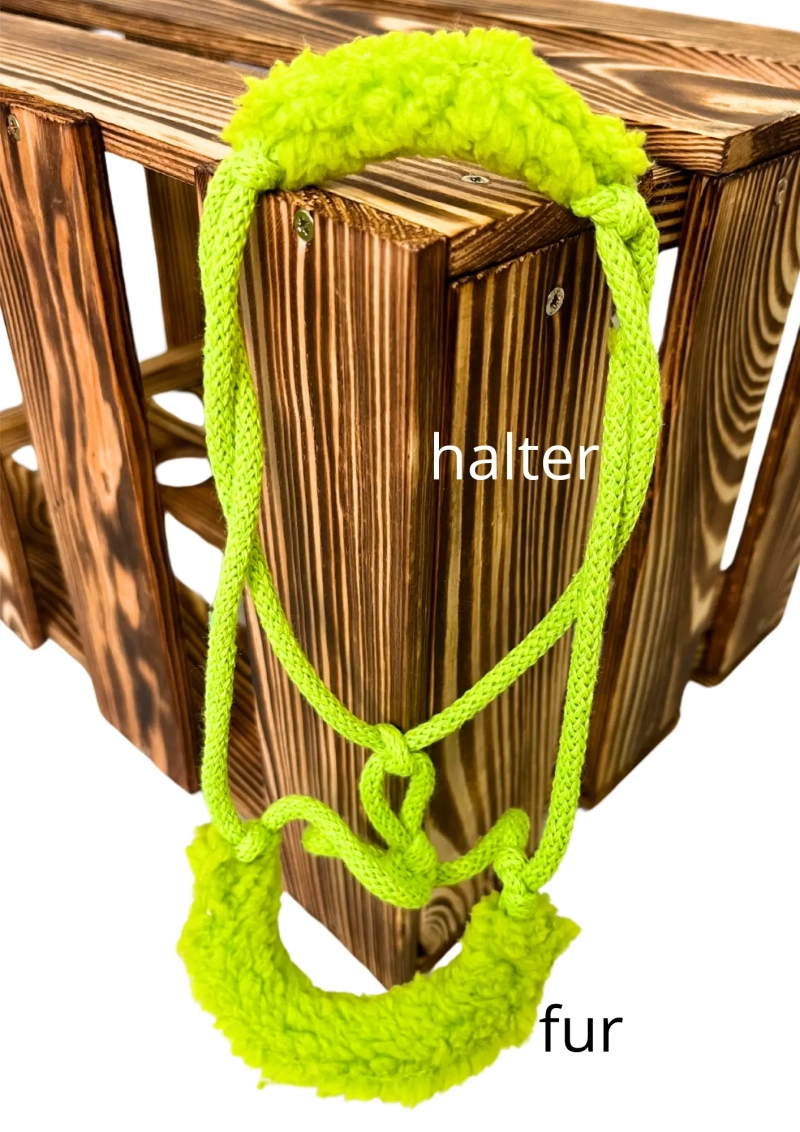 Halter z futerkiem