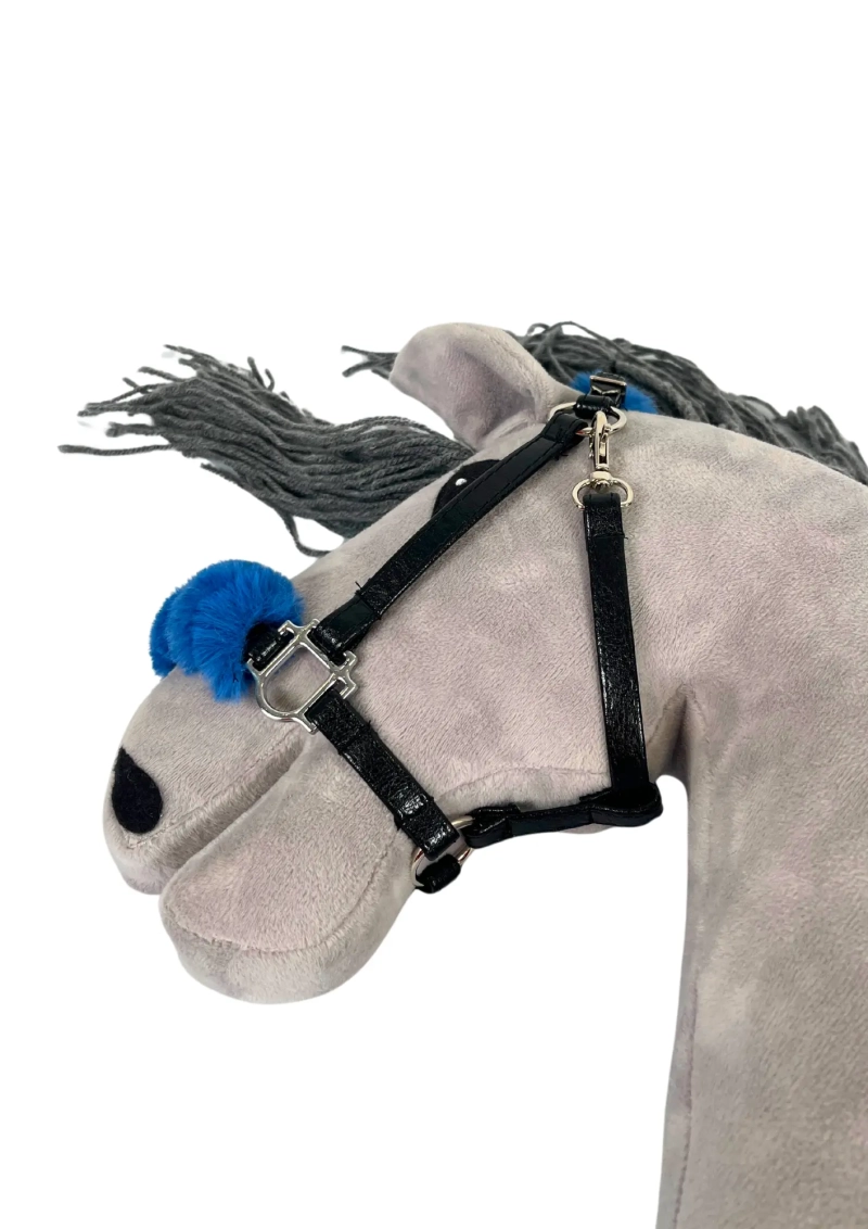 Szyty kantar z futerkiem dla hobby horse