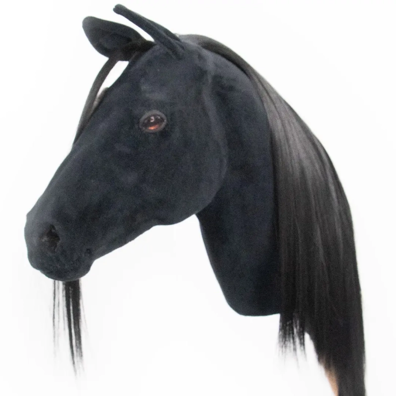 REALISTYCZNY HOBBY HORSE – KARY/CZARNA GRZYWA/ŁATKA NAD OKIEM