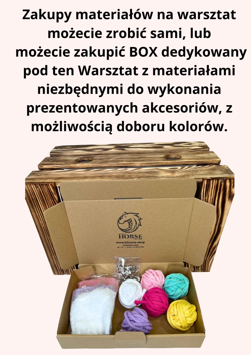 WARSZTAT 1 - Nauka samodzielnego wykonywania akcesoriów ze sznurka. Poziom trudności: ŁATWY.