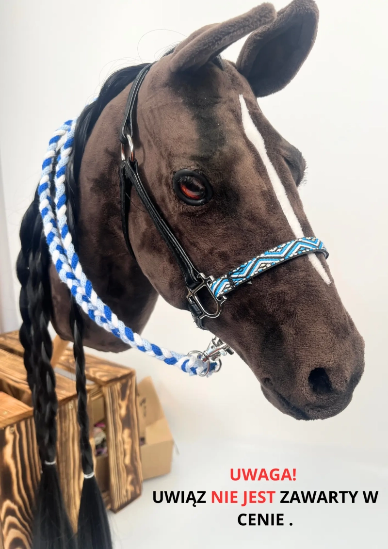 Szyty kantar dla hobby horse realistik