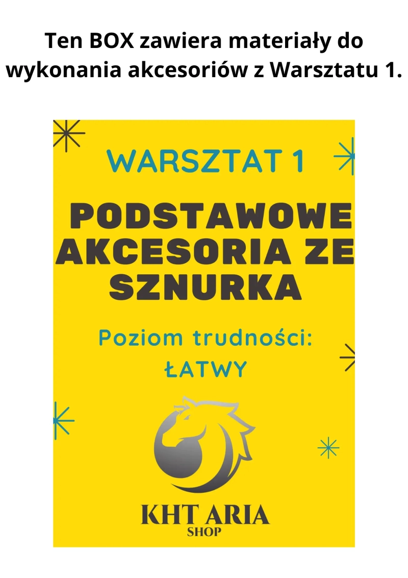 Box  z materiałami pod Warsztat 1