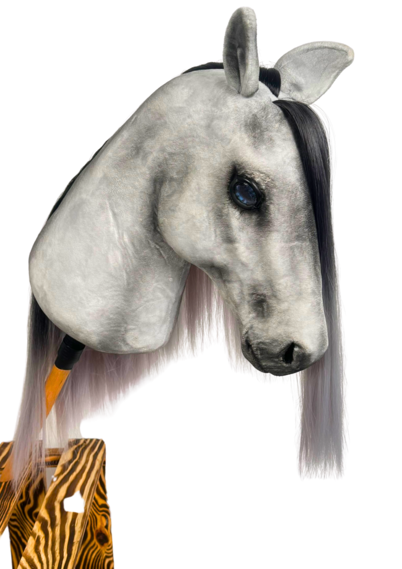UJEŻDŻENIOWY REALISTYCZNY HOBBY HORSE A3 – SZARY